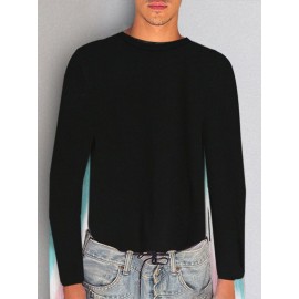 Mens Swing Fringe Long Sleeve T-Shirt