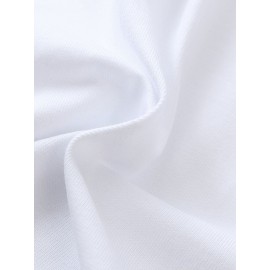 Mens Cartoon Dinosaur Letter Print O-Neck 100% Cotton Short Sleeve T-Shirts