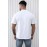 White V LONE O-neck Short Sleeve Men's T Shirt